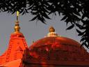 Below the hill, a temple to Brahma, one of only two to the Creator God in India.